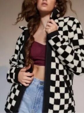 Pendleton Checkerboard Zip-Up Jacket